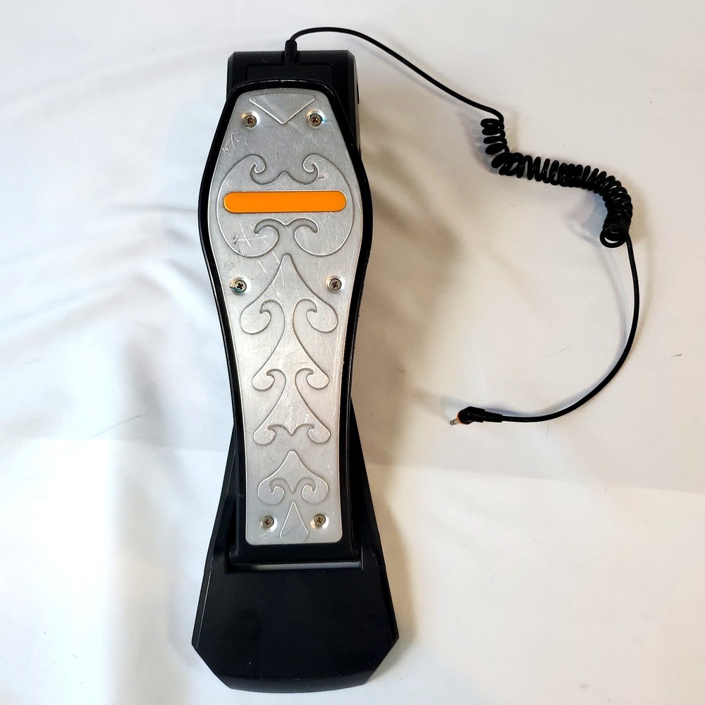 Rock Band Guitar Hero Wired Bass Drum Pedal Metal Xbox 360 PS2 PS3 Wii WORKING